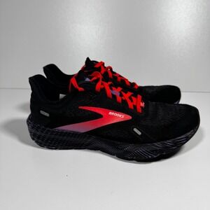 Brooks Launch 9 Women's Running Shoes Black Purple 7 Athleisure Athletic Workout